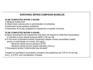 Sepsis guidelines 2013