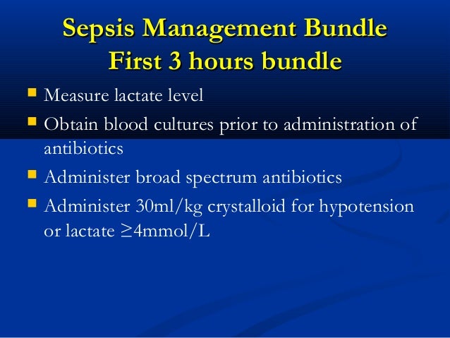 Sepsis guidelines 2015