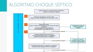 ALGORITMO CHOQUE SÉPTICO
 