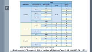 Sepsis neonatal.- César Augusto Gaitán Sánchez, MD; Germán Camacho Moreno, MD. Pág. 1-20
 