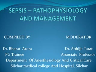 COMPILED BY MODERATOR
Dr. Bharat Arora Dr. Abhijit Tarat
PG Trainee Associate Professor
Department Of Anesthesiology And Critical Care
Silchar medical college And Hospital, Silchar
 