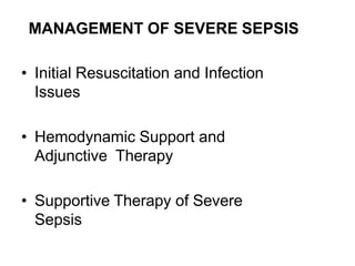 Sepsis, Septic Shock and Surviving Sepsis Guidelines | PPTX
