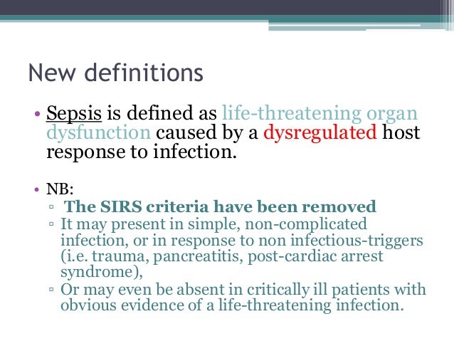 Sepsis Updates 2016
