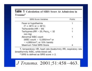 Sepsis y Trauma