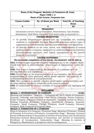 B.com Syllabus.pdf SEP SYLLABUS 24- 25-BCOM.pdf of bangalore university | PDF