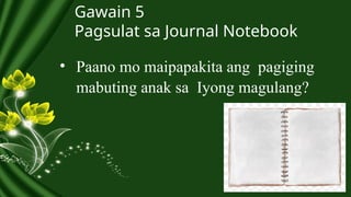 ang pinagmulan ng araw, bituin at buwan filipino 7 | PPTX
