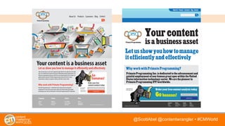 @ScottAbel @contentwrangler • #CMWorld
About Us Products Customers Blog Contact
About Us Products Customers Blog Contact
Your content is a business asset
Let us show you how to manage it efficiently and effectively
Your content
is a business asset
Let us show you how to manage
it efficiently and effectively
Why work with Primate Programming?
Primate Programming
Primate Programming Inc. is dedicated to the advancement and gainful
employment of non-human great apes within the United States information
technology sector.We are the pioneer in Primate Programming (PP) worldwide.
Primate Programming
Why work with Primate Programming?
Primate Programming Inc. is dedicated to the advancement and
gainful employment of non-human great apes within the United
States information technology sector. We are the pioneer in
Primate Programming (PP) worldwide.Order your free
content analysis today
bananas!
Go bananas!
Order your free content analysis today
Go
ENTERYOURWORK
EMAIL ADDRESS
LIMITEDTIME OFFER
RESTRICTIONS APPLY
ENTERYOURWORK EMAIL ADDRESS
Take outsourcing to a new level. Apply the right skills for the right job at the right
price. Our talented and experienced pool of affordable primate programmers can
help your organization keep pace with the increasing demands of our always-on
global content network. Primate Programming is the perfect fit for many
organizations looking to augment existing staff with contract labor.
LIMITEDTIME OFFER
RESTRICTIONS APPLY
Company
Officers
Roster
Locations
Events
Webinars
Conferences
Meetups
Clients
Case Studies
Success Stories
Interviews
Blog
Articles
Infographics
Whitepapers
Company
Officers
Roster
Locations
Events
Webinars
Conferences
Meetups
Clients
Case Studies
Success Stories
Interviews
Blog
Articles
Infographics
Whitepapers
Company
Officers
Roster
Locations
Events
Webinars
Conferences
Meetups
Clients
Case Studies
Success Stories
Interviews
Blog
Articles
Infographics
WhitepapersCopyright (c) 2015 Primate Programming, Inc.
Copyright (c) 2015 Primate Programming, Inc.
 