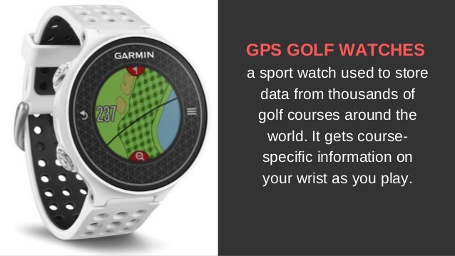 used golf watch