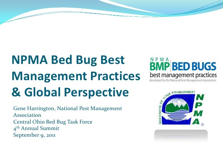 5 Npma Bed Bug Best Management Practices Global Perspective