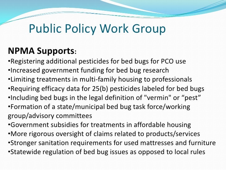 5 Npma Bed Bug Best Management Practices Global Perspective