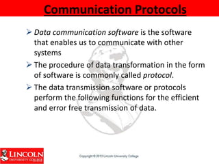 Sept 2017 communication system and protocols | PPT