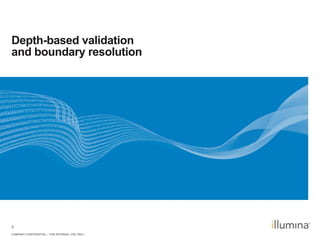 COMPANY CONFIDENTIAL – FOR INTERNAL USE ONLY
9
Depth-based validation
and boundary resolution
 