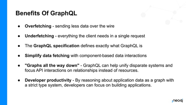 Training Week: Build APIs with Neo4j GraphQL Library | PPT image.