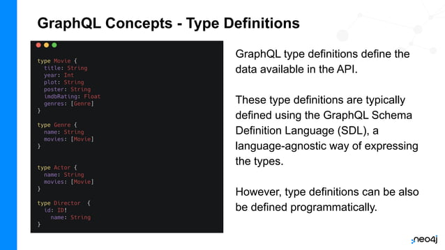 Training Week: Build APIs with Neo4j GraphQL Library | PPT