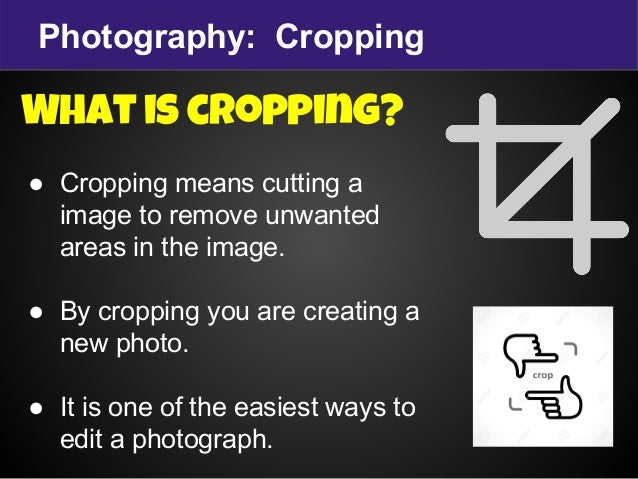cropping pics
