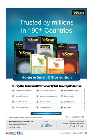 51www.varindia.com September 2015
 