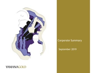 Corporate Summary
September 2019
 