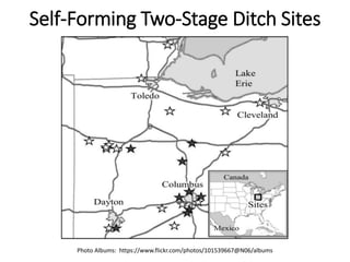 Self-Forming Two-Stage Ditch Sites
Photo Albums: https://www.flickr.com/photos/101539667@N06/albums
 