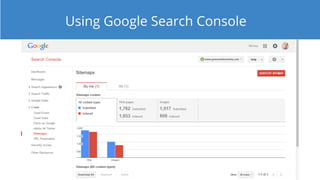 Using Google Search Console
 
