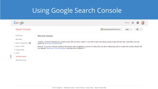 Using Google Search Console
 