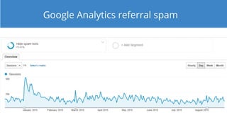 Google Analytics referral spam
 