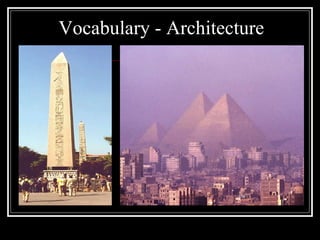 Vocabulary - Architecture 
