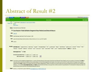 Abstract of Result #2 