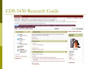 EDS 5430 Research Guide 