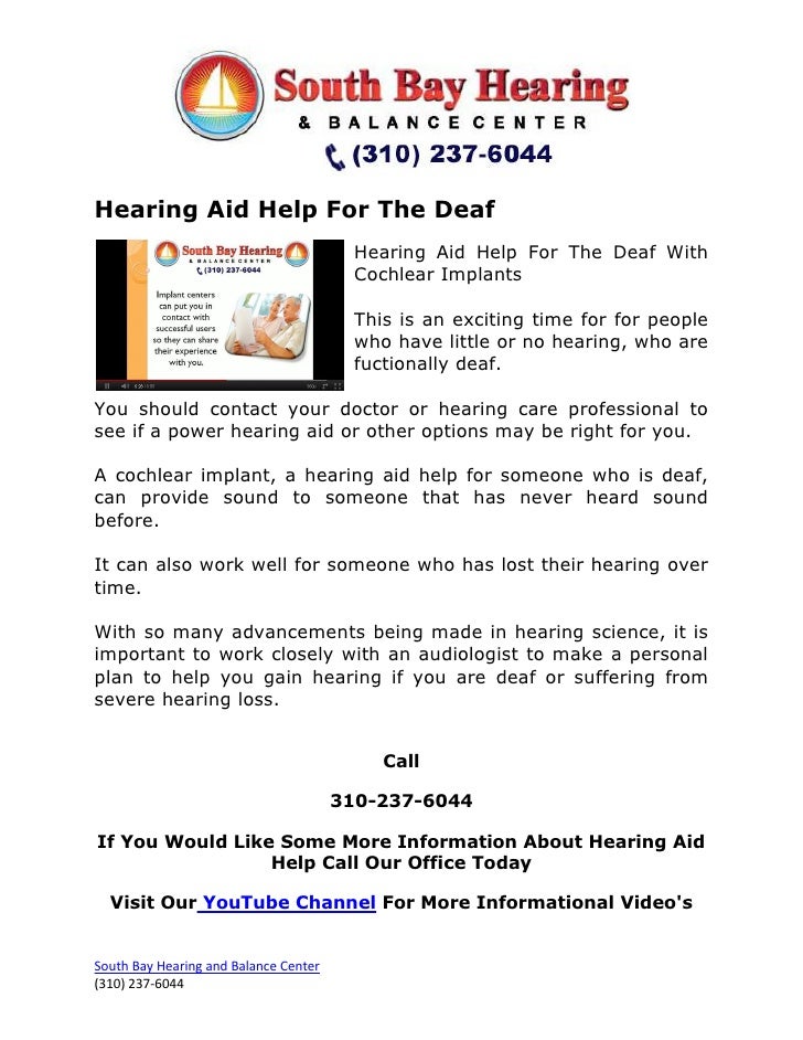 hearing aid help for the deaf deaf help
