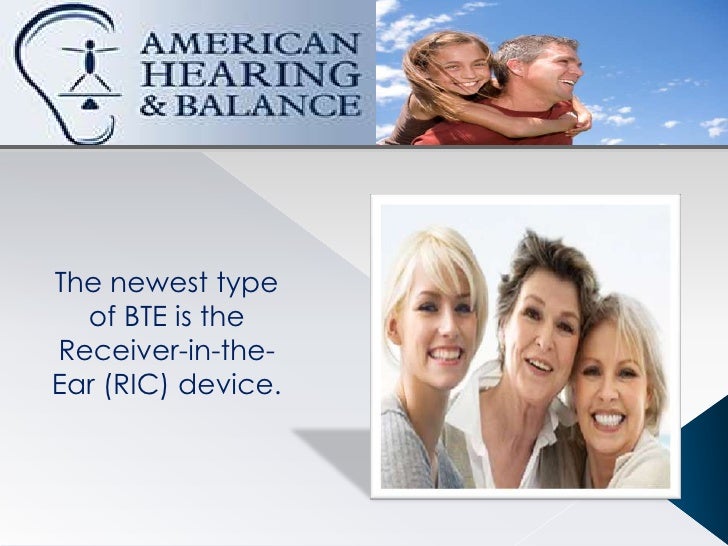 RIC or BTE Hearing Aids