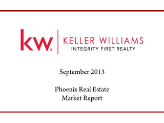 September 2013 east valley market report