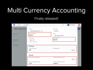 Multi Currency Accounting
Finally released!
 