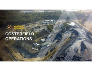 COSTERFIELD
OPERATIONS
 