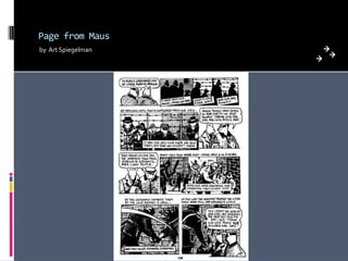 Page from Mausby  Art Spiegelman