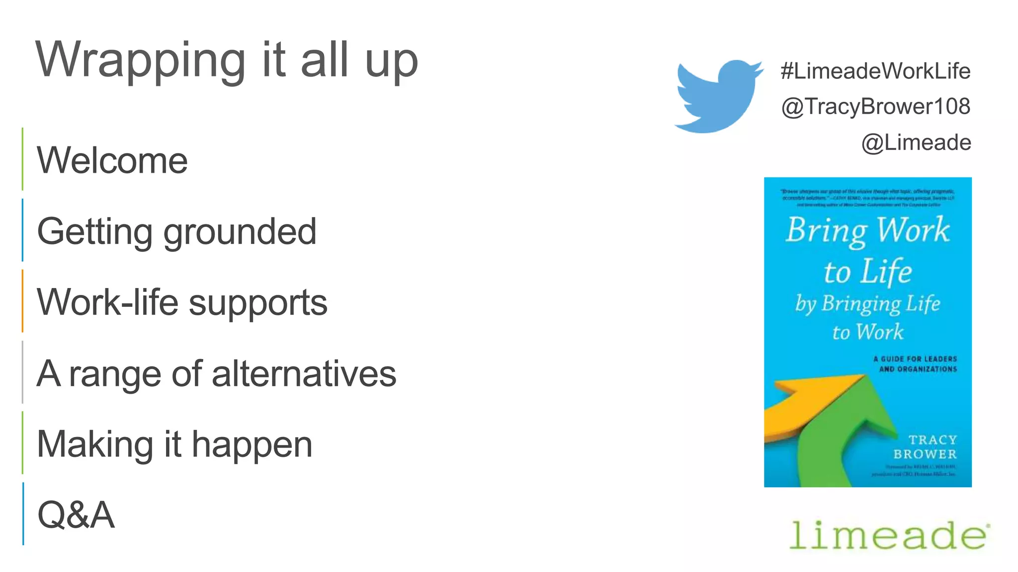 Wrapping it all up #LimeadeWorkLife
@Limeade
@TracyBrower108
 