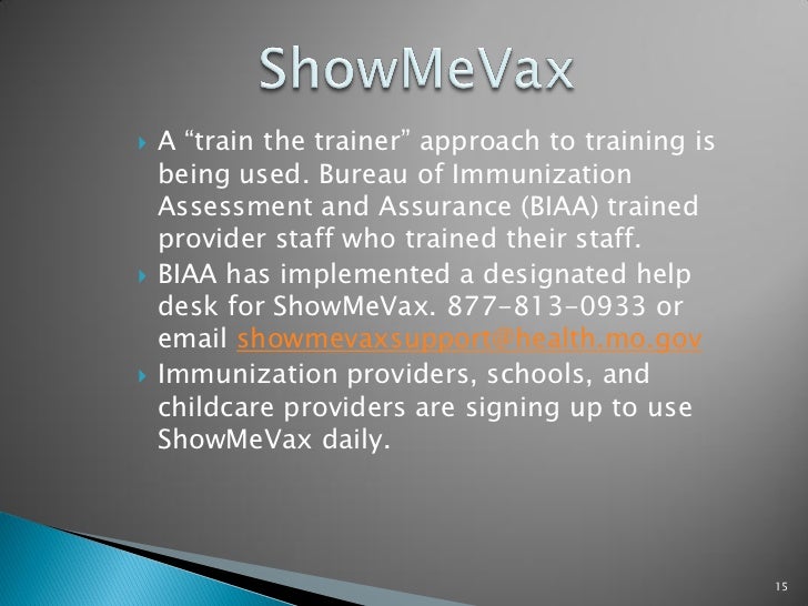 Mu Testing To Benefits Of Showmevax