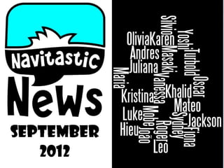 September Navitastic News