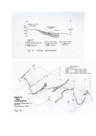 Septfontaine, M. (1977): La grotte des Huguenots  - planchers, moraines et enregistrement glaciaire
