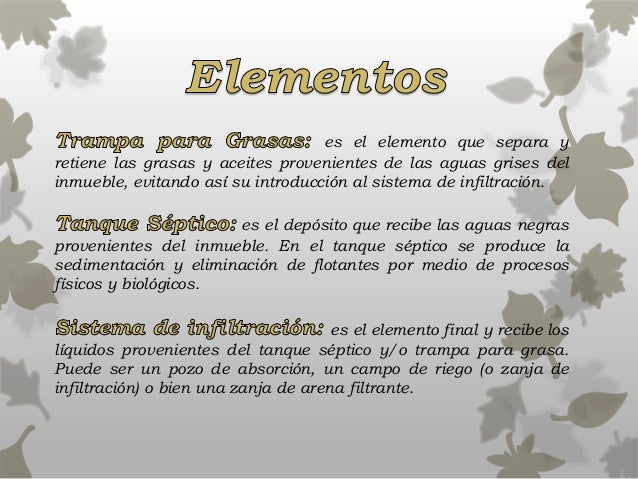 Sistema Séptico y Sumidero