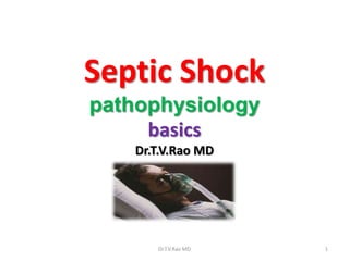 Septic Shock
pathophysiology
basics
Dr.T.V.Rao MD
Dr.T.V.Rao MD 1
 