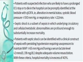 Septic shock management