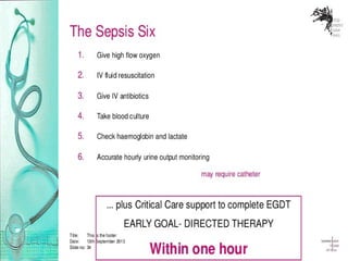 Septic shock management