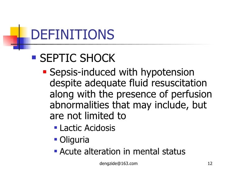 what is septic shock and what causes it what is septic shock and what causes it