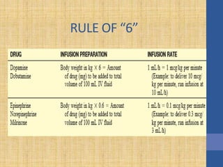 RULE OF “6”
 