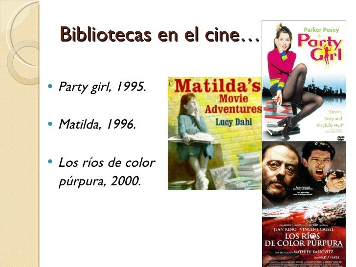 Las bibliotecas en el cine... primera parte Slide 25