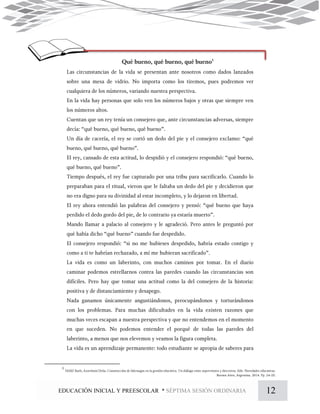 12EDUCACIÓN INICIAL Y PREESCOLAR * SÉPTIMA SESIÓN ORDINARIA
1
 