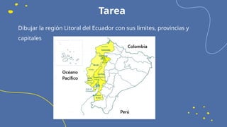 ELEVACIONES Y CORDILLERAS DE LA REGIÓN LITORAL | PPTX