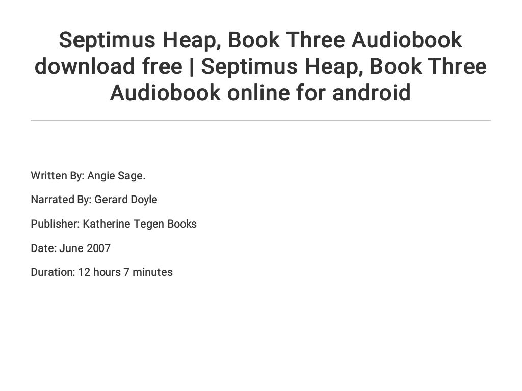 order of septimus heap books