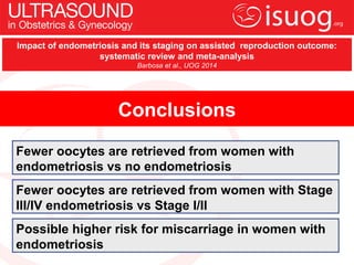 UOG Journal Club: Impact of endometriosis and its staging on assisted ...