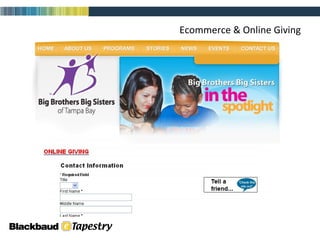 Ecommerce & Online Giving 
